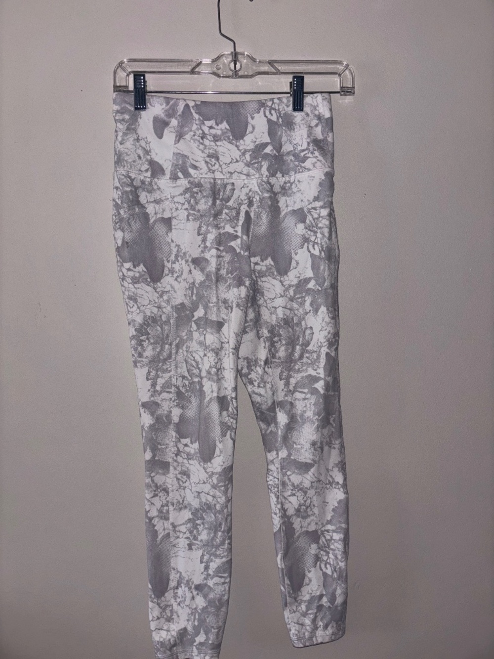 RBX White and Gray Patterned Leggings